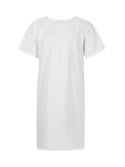 Medi8 Patient Gown Short Sleeve M81808 - White