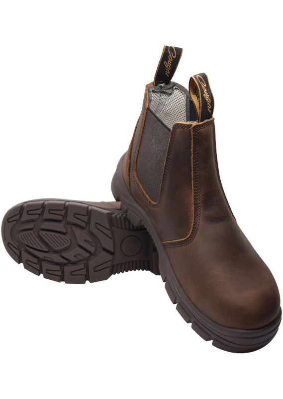 Cougar Footwear Grafton Non-Safety Slip on Boot - Brown