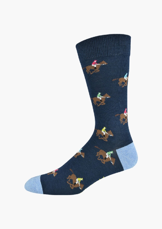 Bamboozld Mens Gallops Bamboo Socks - Navy