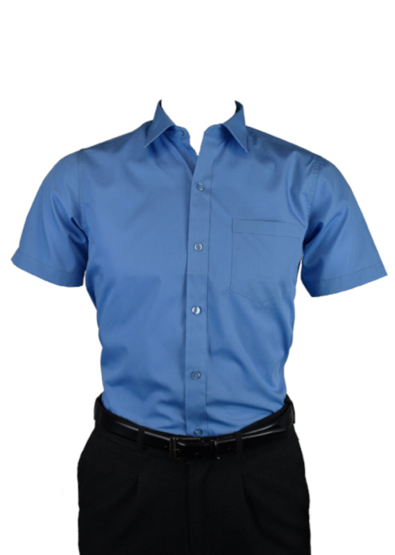 Midford Boys Basic Shirt Short Sleeve [SZ:4 CLR:Vic Blue]