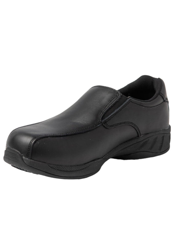 Cougar Footwear Mascot Composite Toe, Slip on Shoe - Black