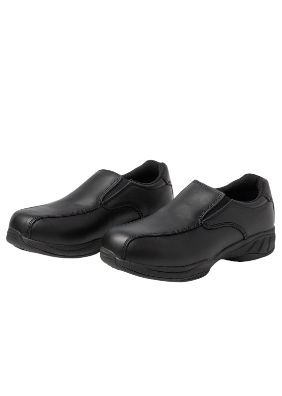 Cougar Footwear Mascot Composite Toe, Slip on Shoe - Black