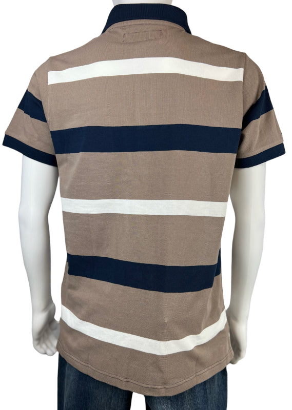 Pilbara Men's Striped Pocket Polo Short Sleeve RMPC098