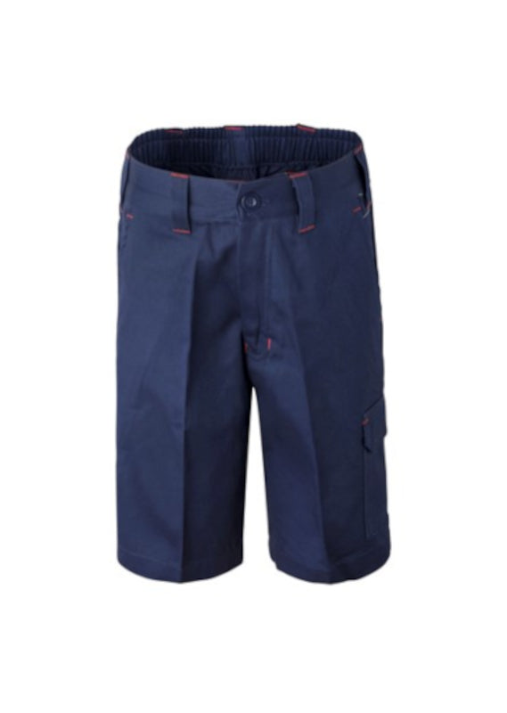 WorkCraft Kids Mid-Weight Cotton Drill Cargo Shorts WPK502