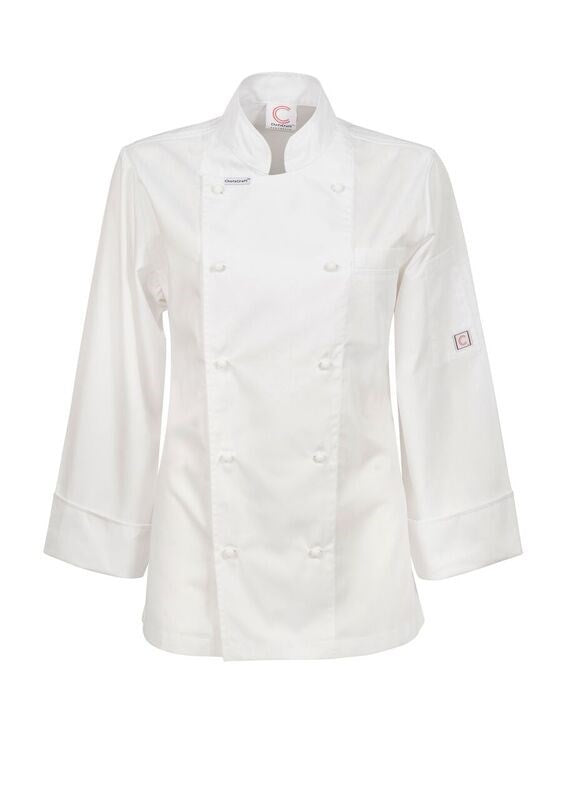 Chefs Craft Ladies Executive Chefs Lightweight Jacket LS CJL20