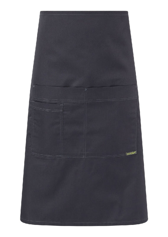 Chefs Craft "La Bistro" 3/4 Bib Apron w/Pockets CA032