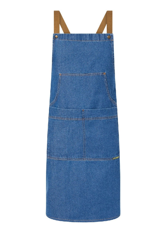 Chefs Craft Denim Bib Apron With Pouch CA033