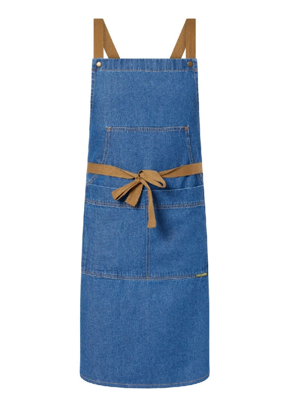 Chefs Craft Denim Bib Apron With Pouch CA033