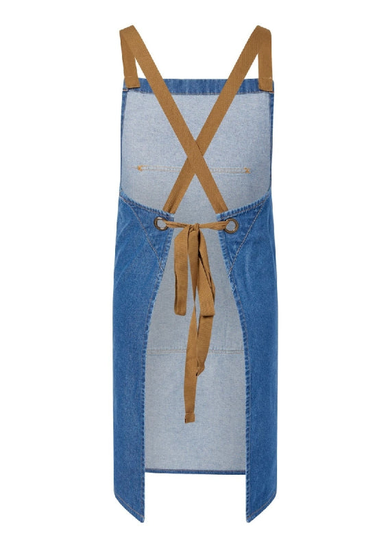 Chefs Craft Denim Bib Apron With Pouch CA033