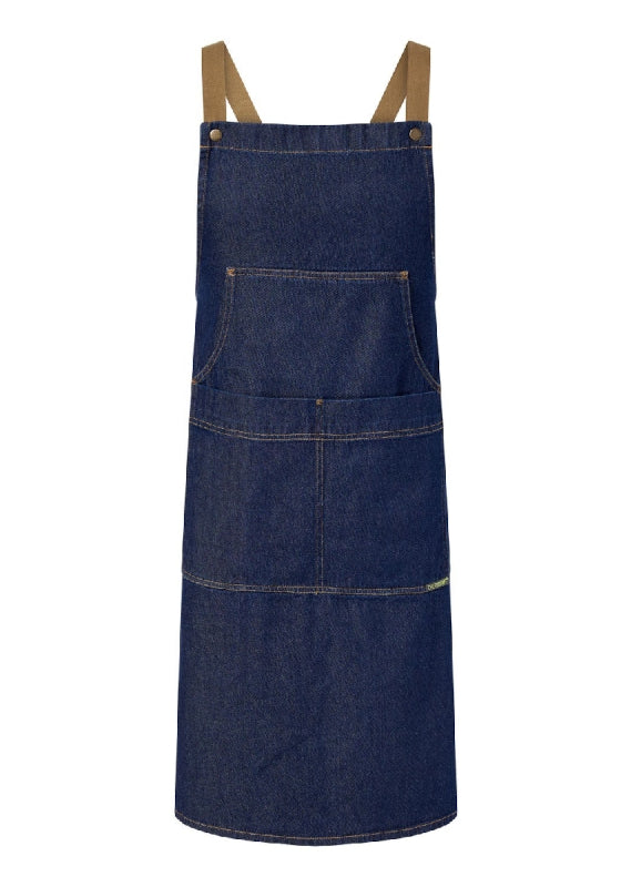 Chefs Craft Denim Bib Apron With Pouch CA033