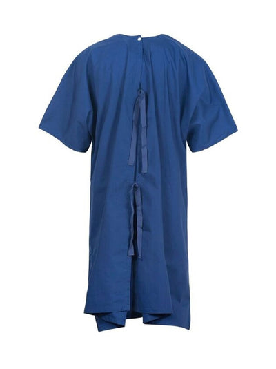 Medi8 Bariatric Gown With Neck & Shoulder Studs M811255-  Blue