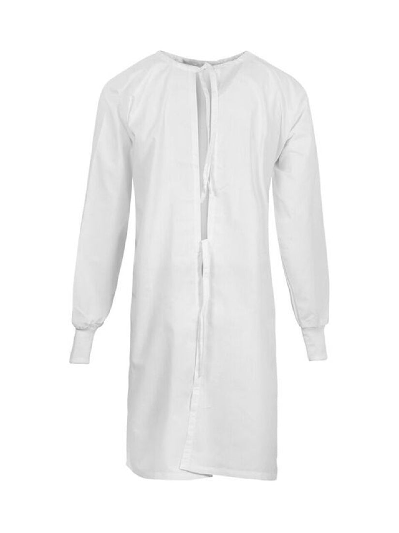 Medi8 Patient Gown LS M81809 - White