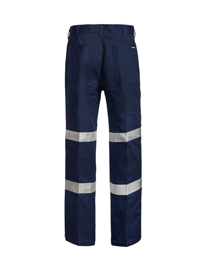 WorkCraft Taped Classic Single Pleat Cotton Drill Trousers (Regular) WP4006