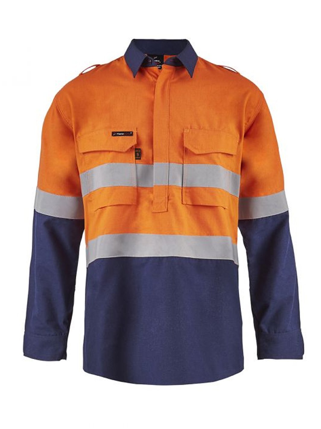 FlameBuster Hi Vis Taped Two Toned Torrent HRC2 Closed Shirt FSV015
